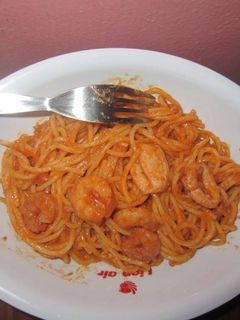 Foto resep spaghetti saos seafood