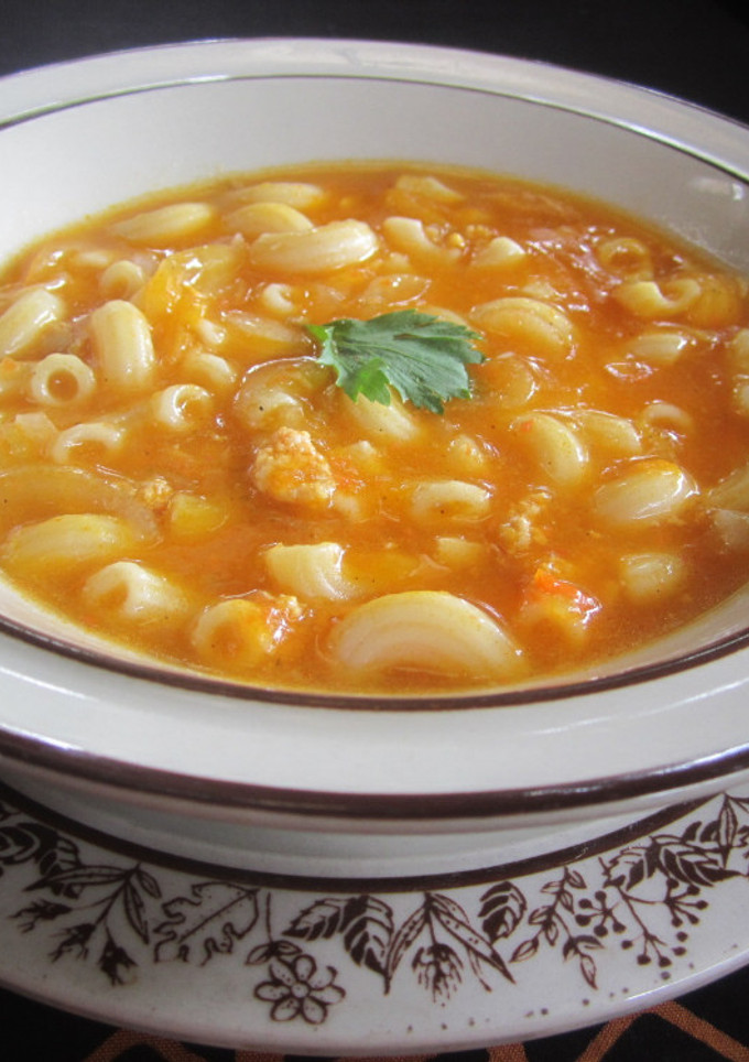 Foto resep Sup Wortel Macaroni