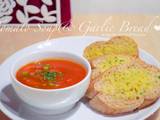Tomato soup & Garlic Bread