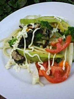 Foto resep Pasta Salad Peda Avocad