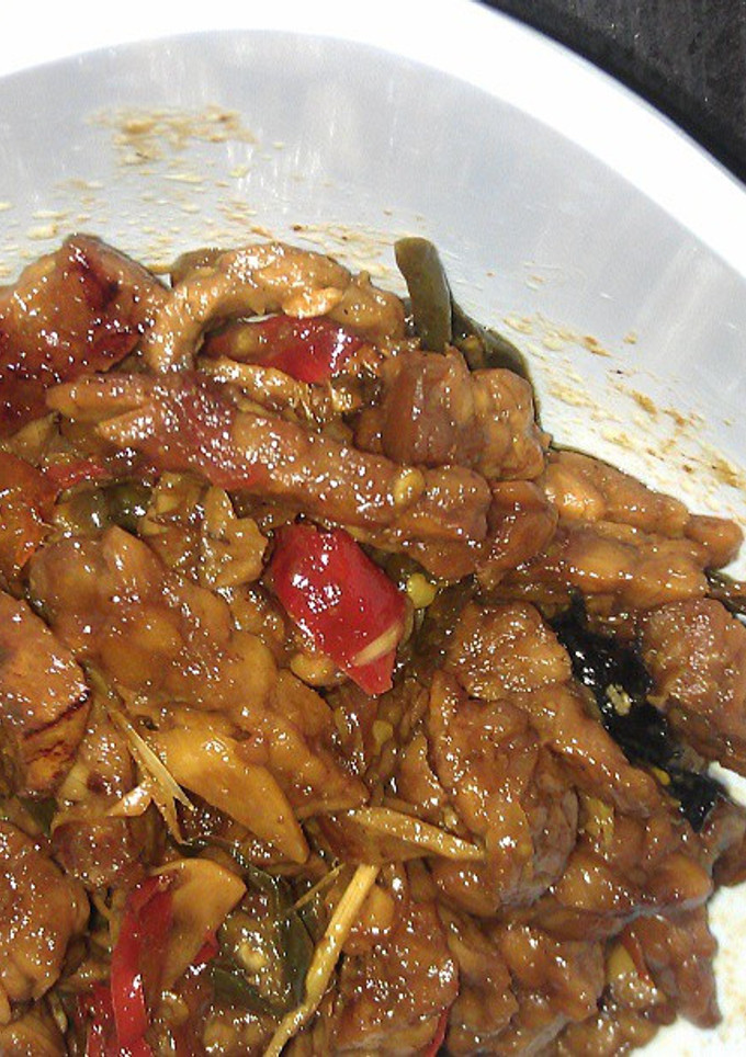 Foto resep orek tempe