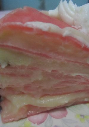 Foto resep Crepes lapis vla