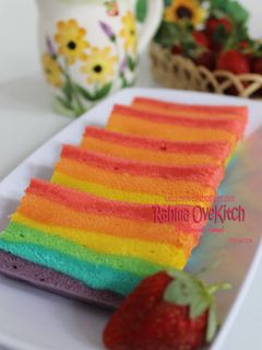 Foto resep Bolu Kukus Pelangi
