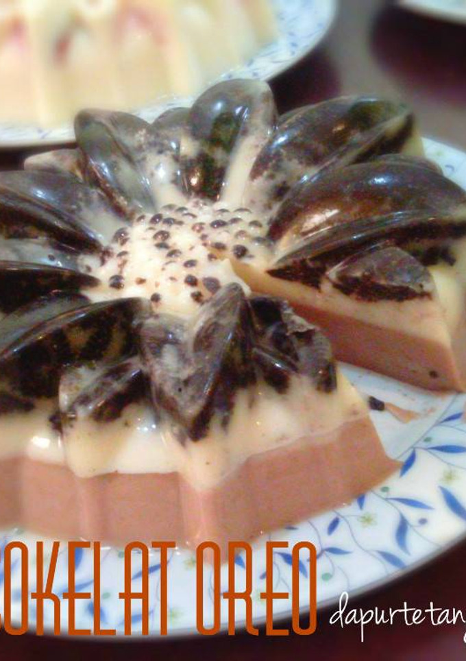 Foto resep Puding Cokelat Oreo