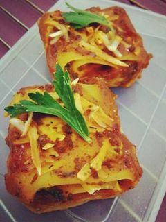 Foto resep spinach lasagna roll