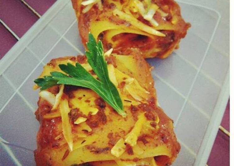 spinach lasagna roll