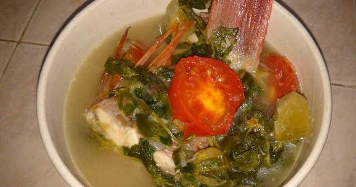 Resep Sup Ikan Kakap Merah Oleh Pawon Meilaniq Cookpad
