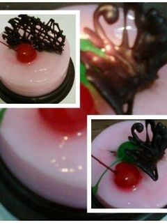 Foto resep Puding Strawberry