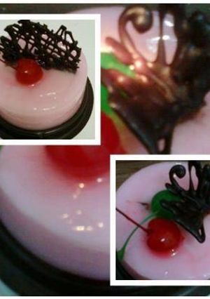 Foto resep Puding Strawberry