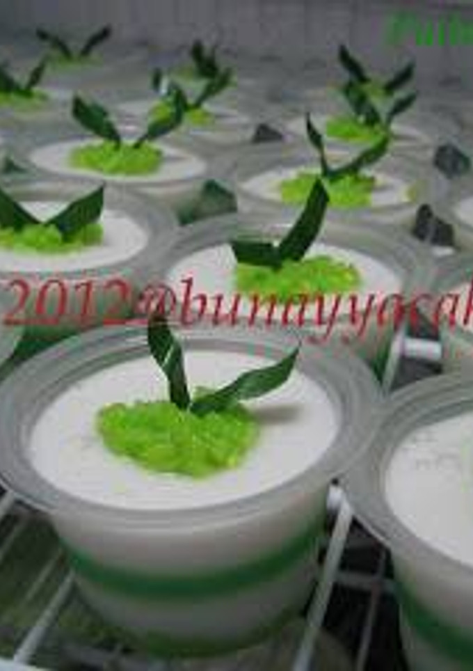 Foto resep Puding Tape Ketan Ijo
