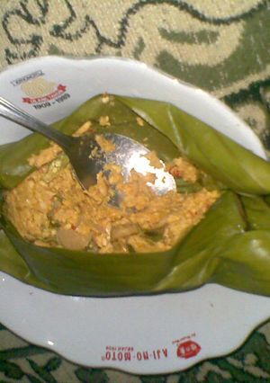 Foto resep pepes tempe+sosis (bumbu_ikan)