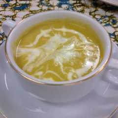 A picture of Cream of Carrot Soup.