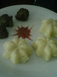 Foto resep Healthy Meatball with tomato sauce and Mashed Potato