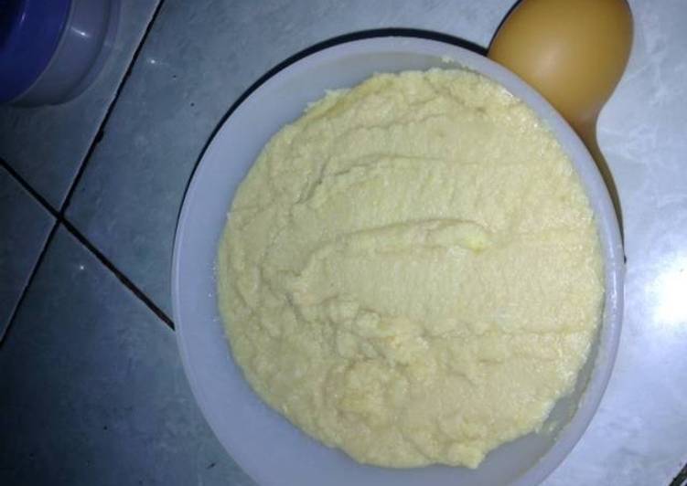 Yellow sweet baby food (puree ubi)-MPASI