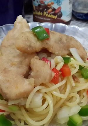 Foto resep Spaghetti Ayam Paprika