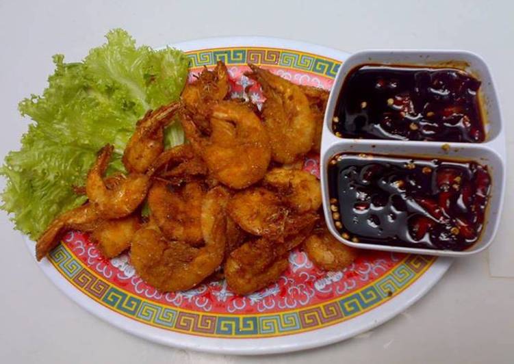 udang krispi saus kecap pedas