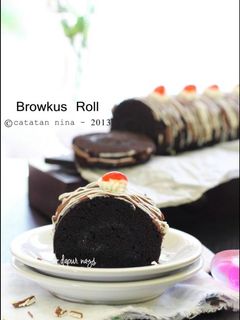 Foto resep Brownies Kukus Roll