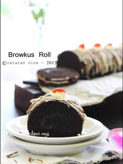 Foto resep Brownies Kukus Roll