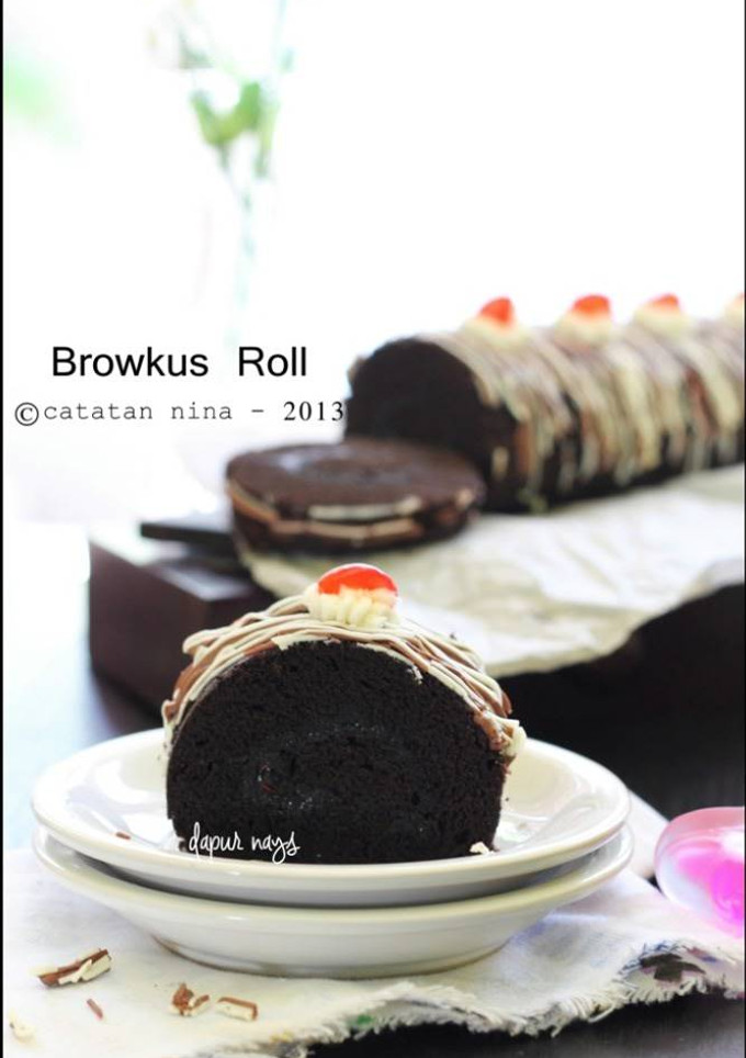 Foto resep Brownies Kukus Roll