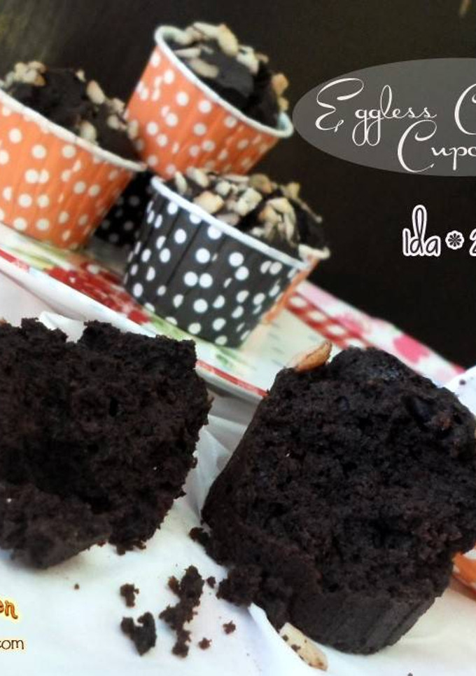 Foto resep Eggless Chocolate Cupcake