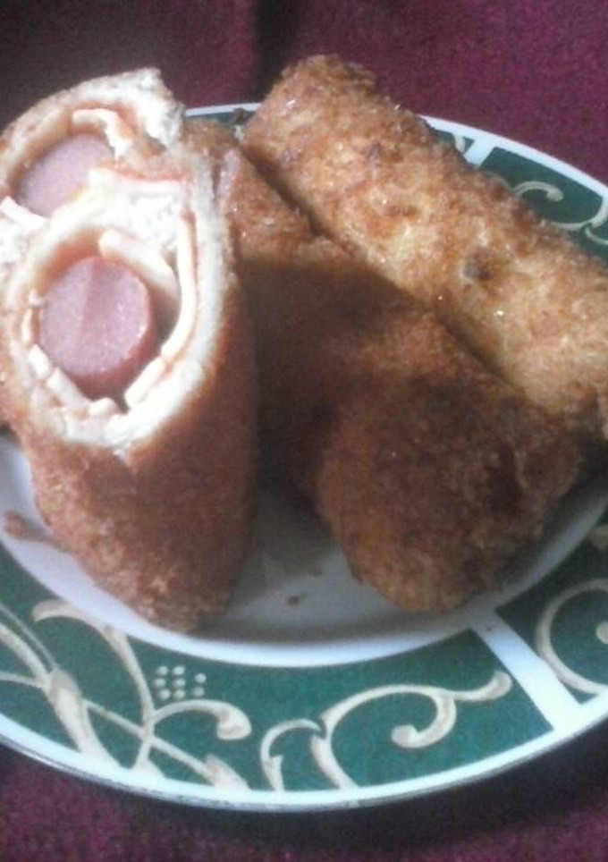 Foto resep Sandwich Gulung Sosis