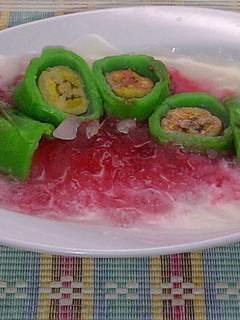 Foto resep ES PISANG IJO DADAR