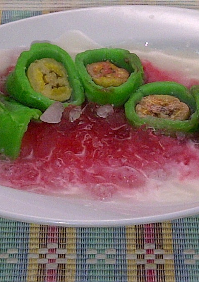 Foto resep ES PISANG IJO DADAR