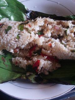 Foto resep Nasi Bakar Ikan Peda