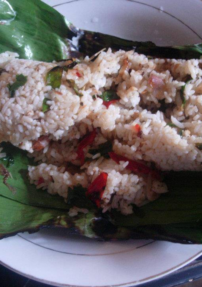 Foto resep Nasi Bakar Ikan Peda