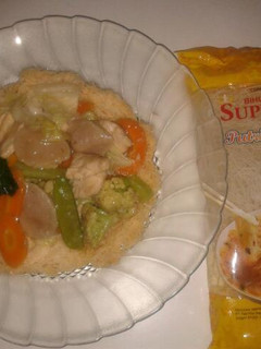 Foto resep Bihun Superior Crispy siram