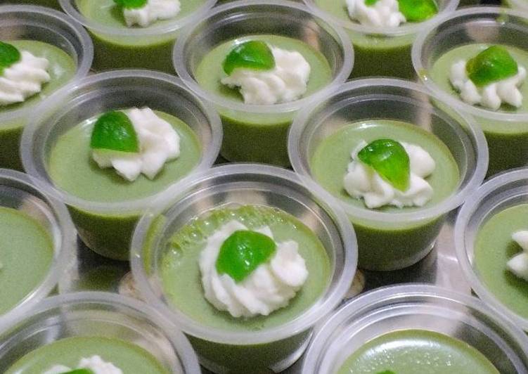 Resep Green Tea Pudding oleh Ewi Nerni Cookpad