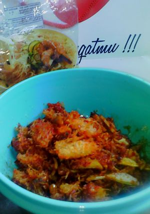 Foto resep Sambal kering bihun jengkol