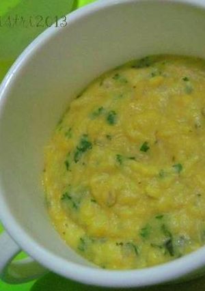 Foto resep bubur jagung keju *edisi bayi*