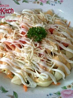 Foto resep Shell Macaroni & Vegetables Salad