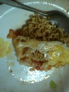 Foto resep Mie telur dadar tomat
