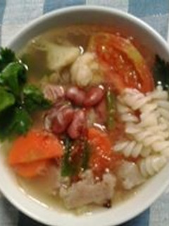 Foto resep Sop Macaroni Kacang merah