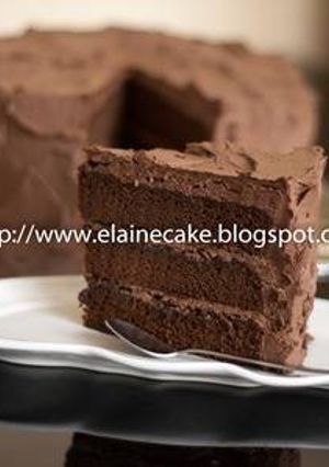 Foto resep Devil's Food Chocolate Cake