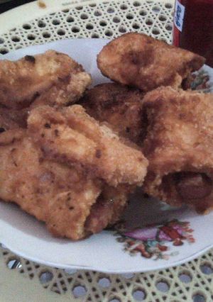Foto resep Roti Sosis Keju Goreng