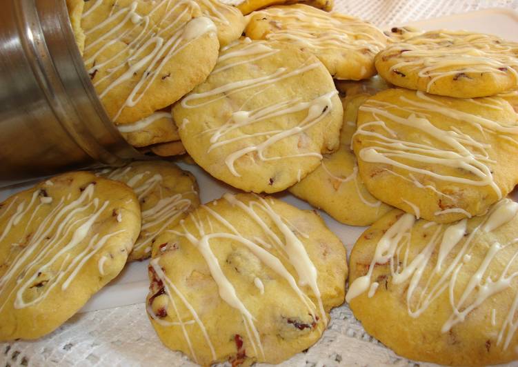 White Chocolate Cranberry cookies