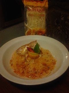 Foto resep Bihun Kuah Tomyam Ikan Ekor Kuning