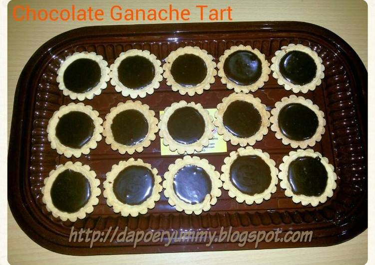 Bagaimana Membuat Chocolate Ganache Tart, Sempurna