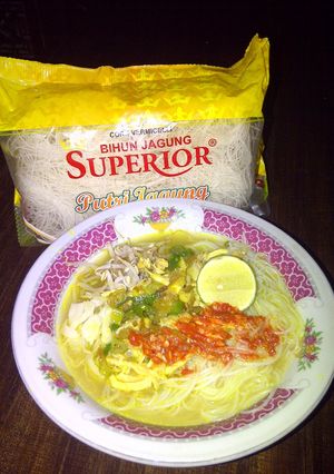Foto resep SOTO BIHUN JAGUNG SUPERIOR