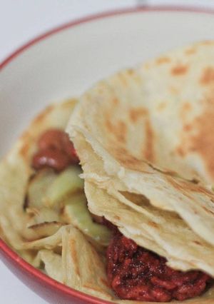 Foto resep Tortilla dengan Daging Kornet dan Kacang Pinto