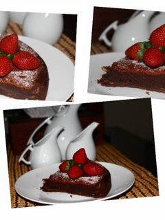 Foto resep (Almost) Flourless Chocolate Cake