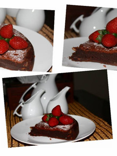 Foto resep (Almost) Flourless Chocolate Cake