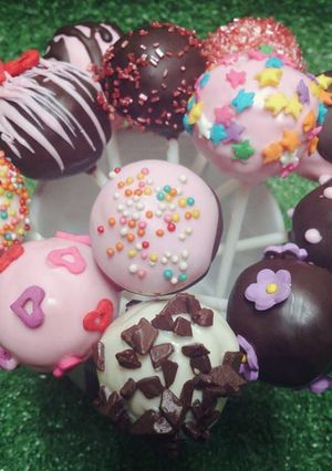 Foto resep cake pops ceria