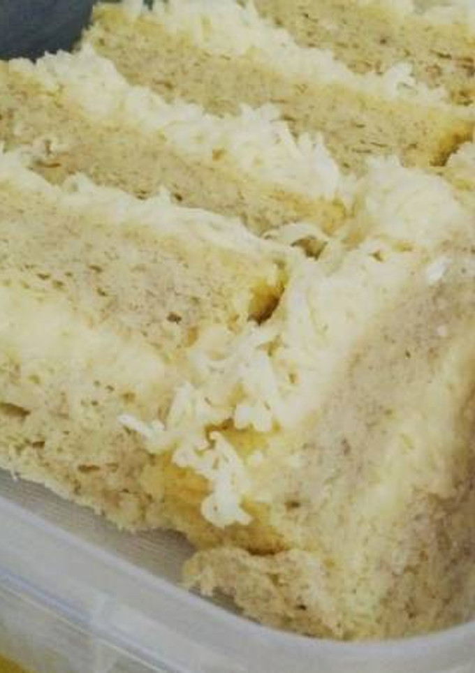 Foto resep Cake Pisang Keju Kukus