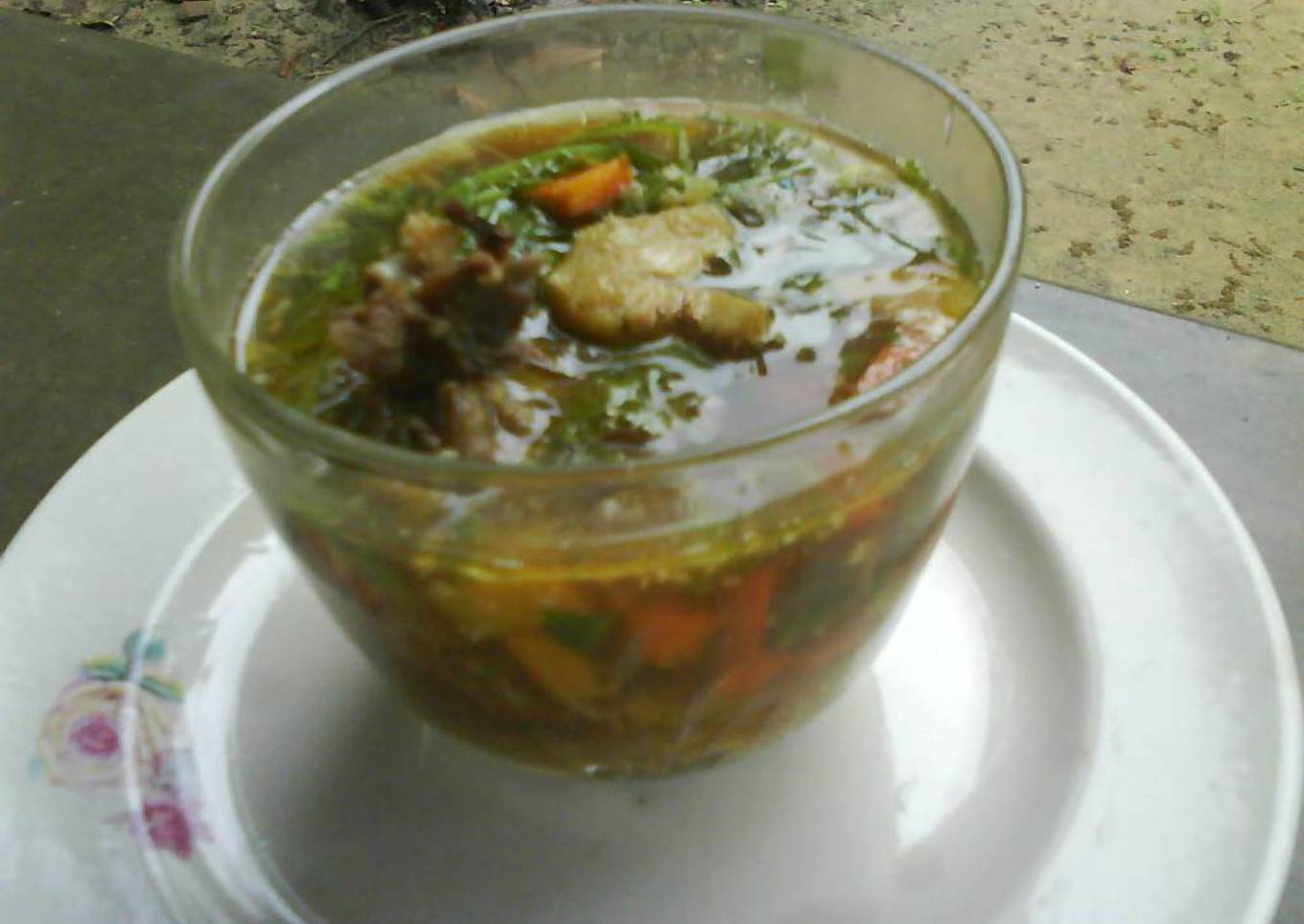 Swike Entok dengan Sayur