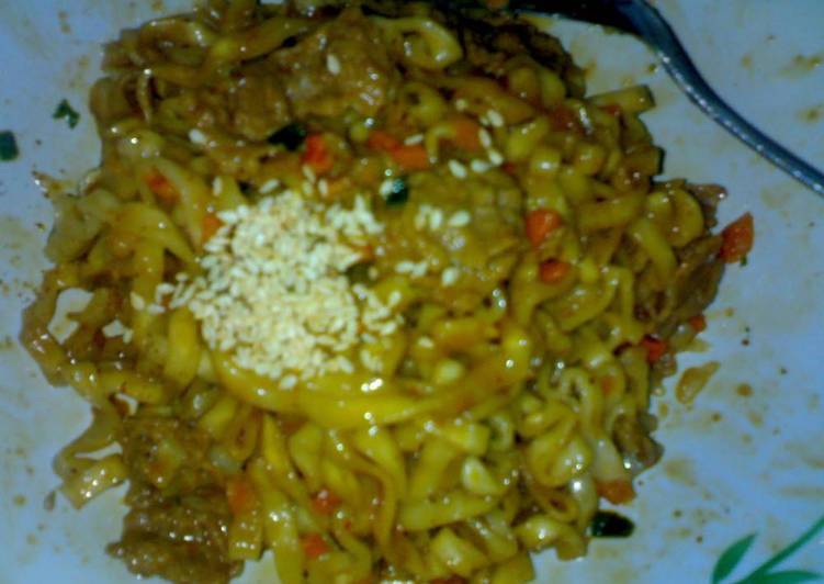 Indomie Goreng Bulgogi ala Korea