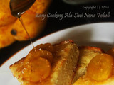 Banana Cake with Honey Topping